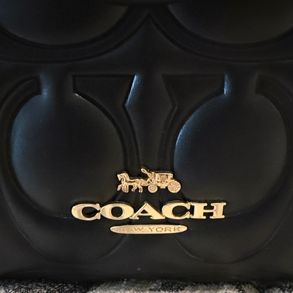 Coach Signature Embossed Maggie Tote